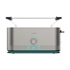 Tostador Cecotec Shine&Toast Extra 1050W ranura larga 7 niveles inox
