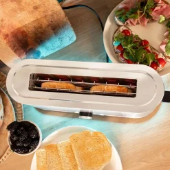 Tostador Cecotec Shine&Toast Extra 1050W ranura larga 7 niveles inox