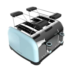 Tostador Cecotec Toastin time 1700 Double 1700W 4 ranuras cortas + soporte