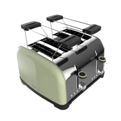 Tostador Cecotec Toastin time 1700 Double 1700W 4 ranuras cortas + soporte