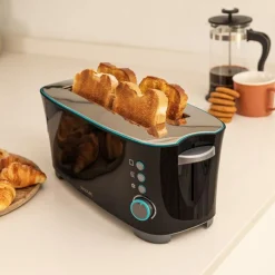 Tostador Cecotec Toast&Taste Extra Double B 1350W 7 potencias negro