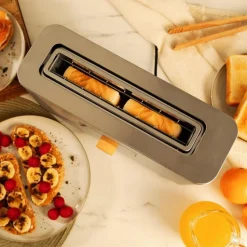 Tostador Cecotec Touch&Toast Extra 1000W 1 ranura larga acero inox