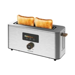 Tostador Cecotec Touch&Toast Extra 1000W 1 ranura larga acero inox