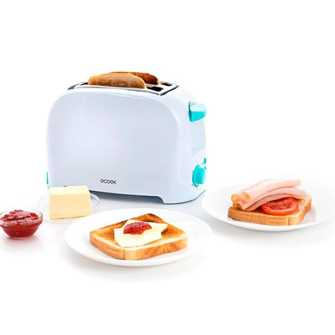 Tostador Dcook 750W 3 Funciones blanco