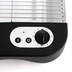 Tostador horizontal Gallery Dcook 600W 7 potencias negro 24x19,5 cm