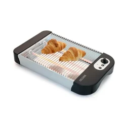 Tostador horizontal Gallery Dcook 600W 7 potencias negro 24x19,5 cm