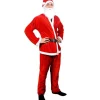 Traje Santa Claus adulto 5 piezas rojo
