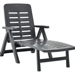 Tumbona Aitana plegable con respaldo reclinable 96x72x189 cm