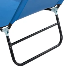 Tumbona de jardín Outsunny ajustable 5 niveles plegable 85x56x190 cm
