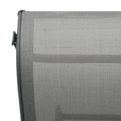 Tumbona Marina reclinable gris 36x200x65