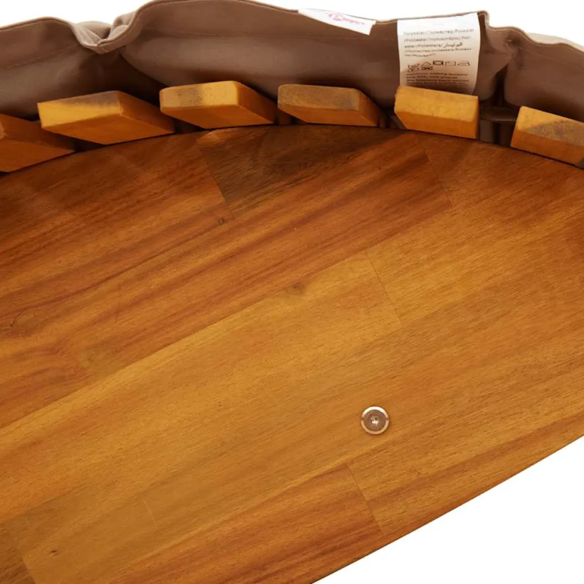 Tumbona mecedora Manzaneda madera de acacia 74x154x60 cm