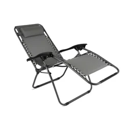 Tumbona relax Gravity reclinable con cojín 110x65x90 cm