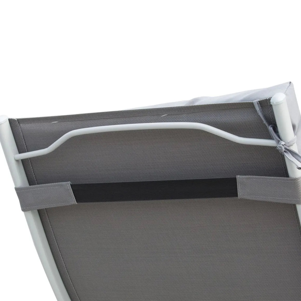 Tumbona Riffa Outsunny reclinable 7 posiciones gris 100,5x137x63,5 cm