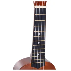 Ukelele soprano Homcom 4 cuerdas ajustables 53x17,5x6,2 cm