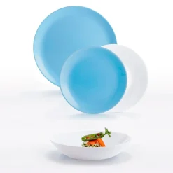 Vajilla Diwali Granit Luminarc 18 piezas 6 servicios opal