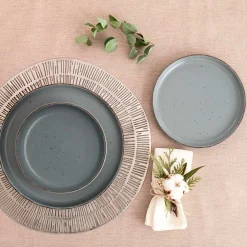Vajilla Duna Quid 12 piezas 4 servicios diseño elegante gris