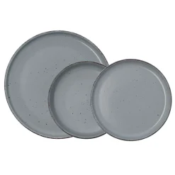 Vajilla Duna Quid 12 piezas 4 servicios diseño elegante gris