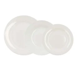 Vajilla Lis Bidasoa 18 piezas 6 servicios porcelana blanco