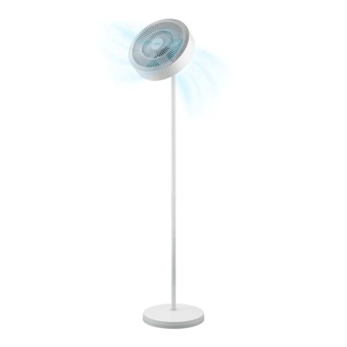 Ventilador de pie Cecotec EnergySilence FanLamp 36W aro de luz LED reversible blanco