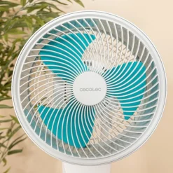Ventilador de pie Cecotec EnergySilence 1000 Cyclone Smart 60W mando a distancia blanco
