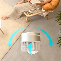 Ventilador de pie Cecotec EnergySilence 1000 Cyclone Smart 60W mando a distancia blanco