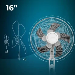 Ventilador de pie Cecotec Energysilence 1600 Moskito 65W antimosquitos mando a distancia blanco