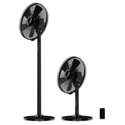 Ventilador de pie Cecotec EnergySilence 555 2 in 1 Smart XL 55W 2 en 1 negro