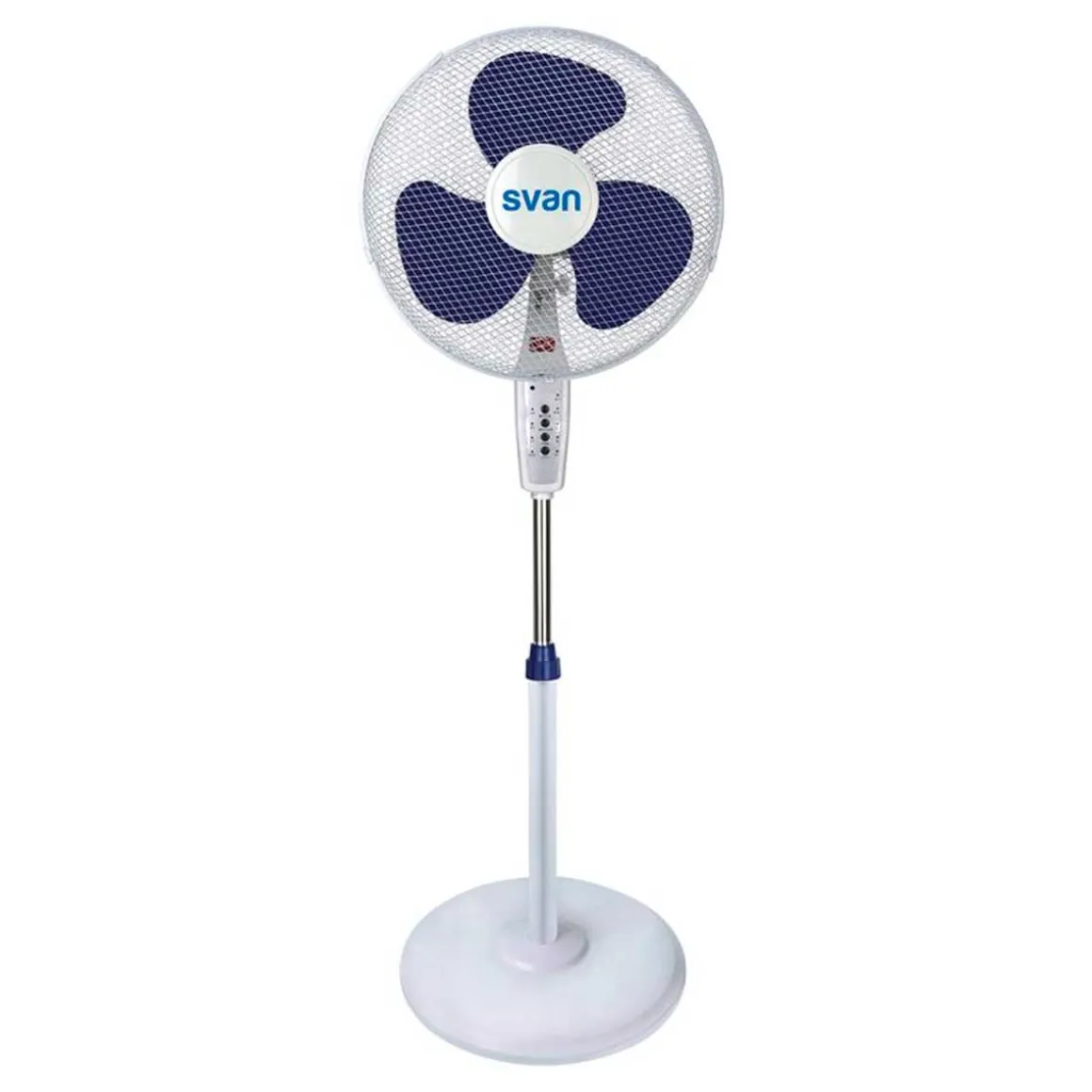 Ventilador de pie Svan SVP401600MOBA 40W 3 aspas mando a distancia blanco