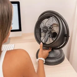 Ventilador de sobremesa Cecotec EnergySilence 1000 RetrooDesk 20W 3 aspas gris