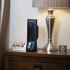 Ventilador de sobremesa Honeywell HTF210BE4 Quietset Slim Mini 5W 4 velocidades negro