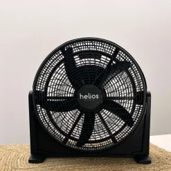 Ventilador de suelo Calima Helios Home 105W orientable negro Ø50 cm