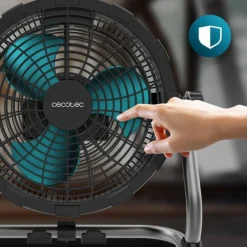 Ventilador de suelo Cecotec ProIndustry Portable 3 aspas 9 velocidades negro Ø24,5 cm