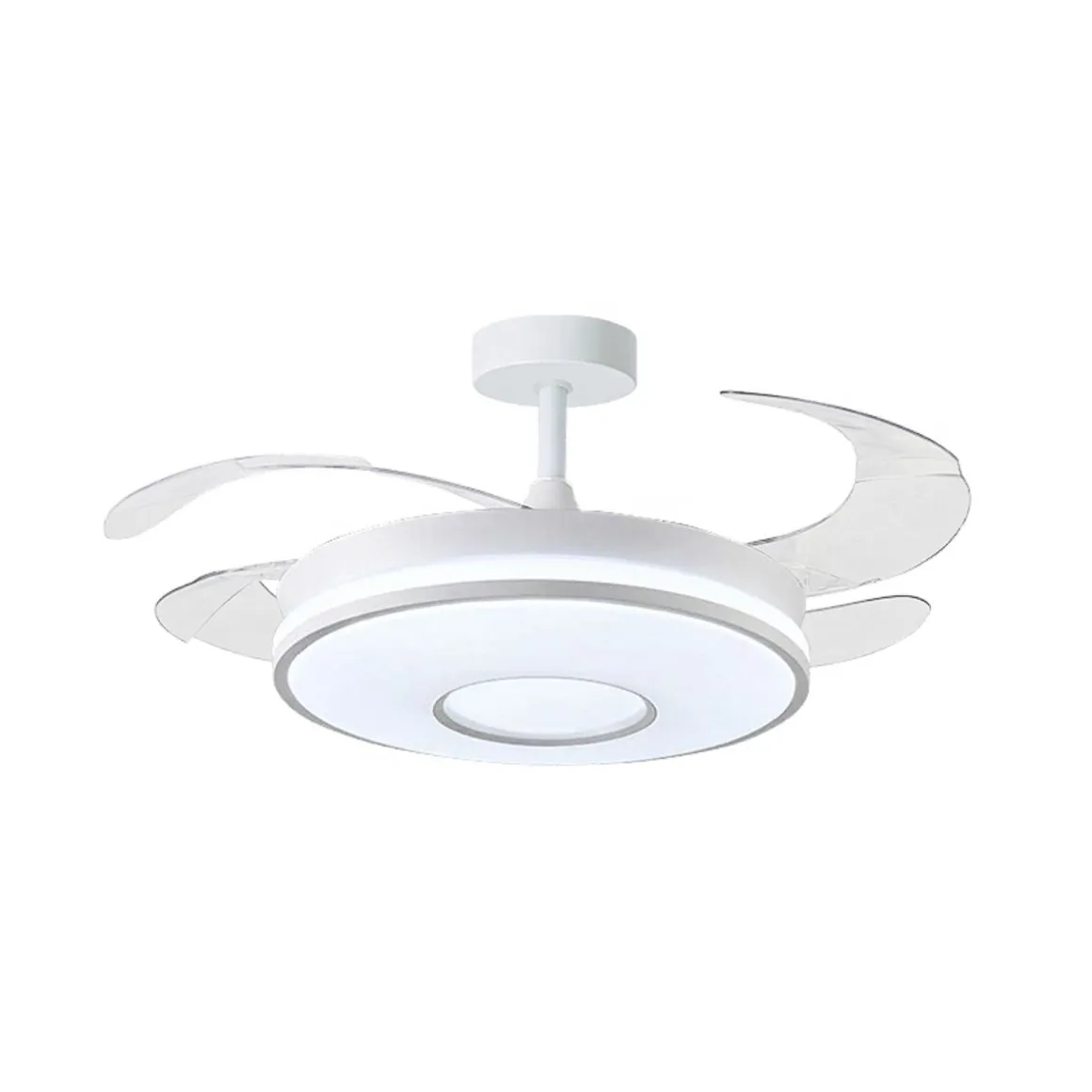 Ventilador de techo Alice Bel Air 72W 4 aspas retráctiles blanco Ø108 cm