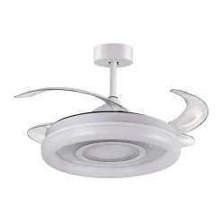 Ventilador de techo Amaltea Bel Air 116W 4 aspas retráctiles blanco Ø108 cm