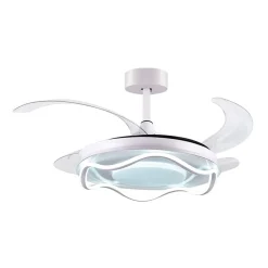 Ventilador de techo Antea Bel Air 80W 4 aspas retráctiles blanco Ø108 cm