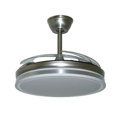 Ventilador de techo Asgard Bel Air 72W aspas retráctiles mando a distancia Ø108 cm