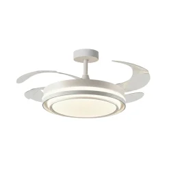 Ventilador de techo Byblos Bel Air 72W 4 aspas retráctiles blanco Ø108 cm