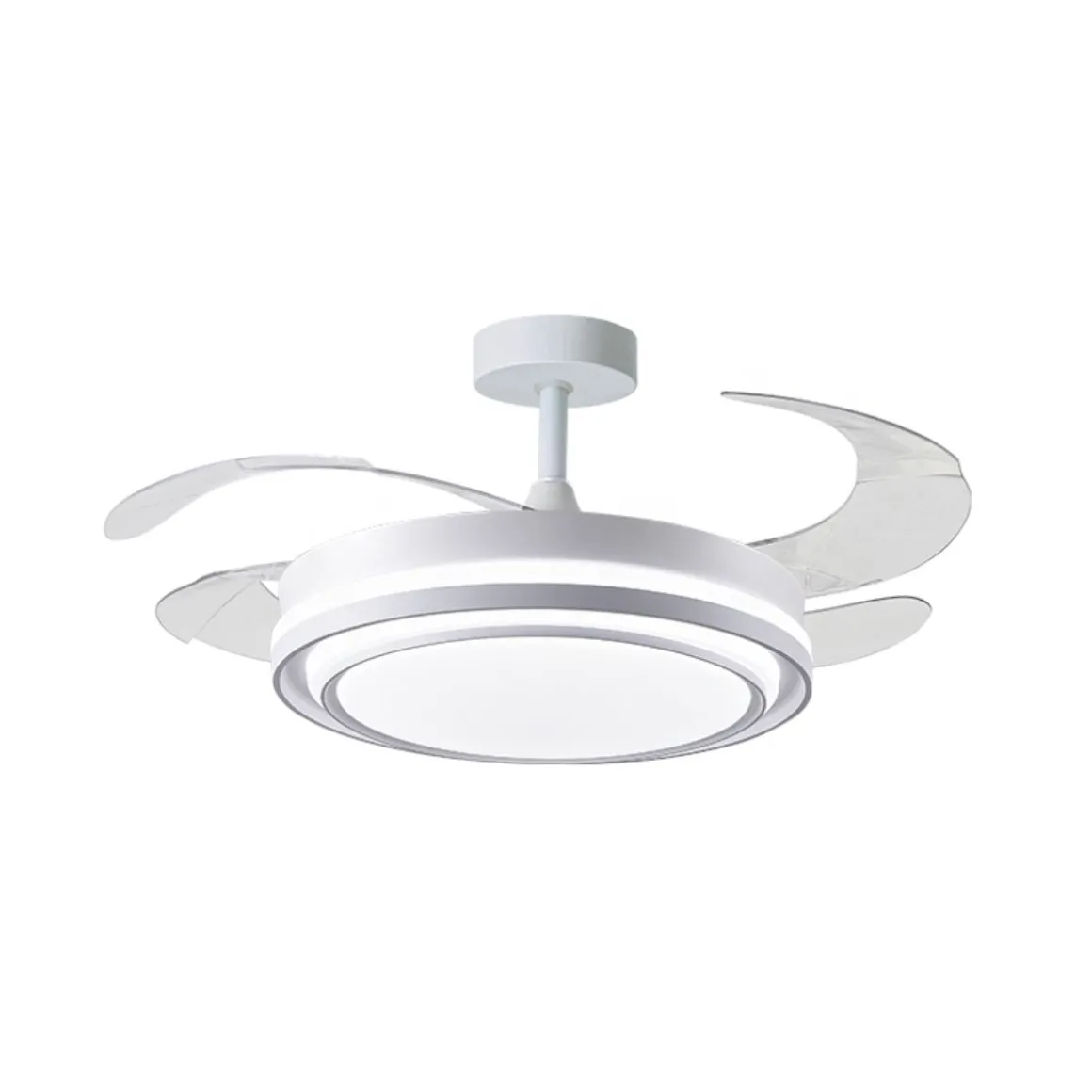 Ventilador de techo Byblos Bel Air 72W 4 aspas retráctiles blanco Ø108 cm