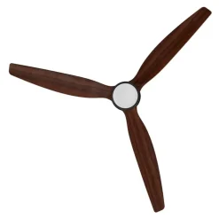 Ventilador de techo Cecotec EnergySilence Aero 5300 Black/White&Wood Design 30W 3 aspas mando a distancia