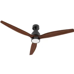 Ventilador de techo Cecotec EnergySilence Aero 5300 Black/White&Wood Design 30W 3 aspas mando a distancia
