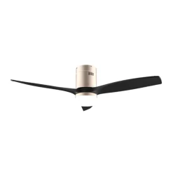 Ventilador de techo Cecotec EnergySilence Aero 5600 Aqua 40W 3 aspas Wifi dorado/negro Ø132 cm