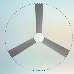 Ventilador de techo Cecotec EnergySilence Aero 4850 Style 30W 3 aspas mando a distancia