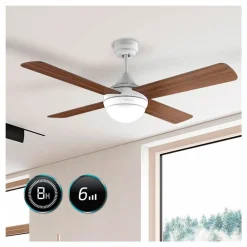Ventilador de techo Cecotec EnergySilence Aero 4250 Fresh 55W 3 velocidades marrón Ø106x40,5 cm