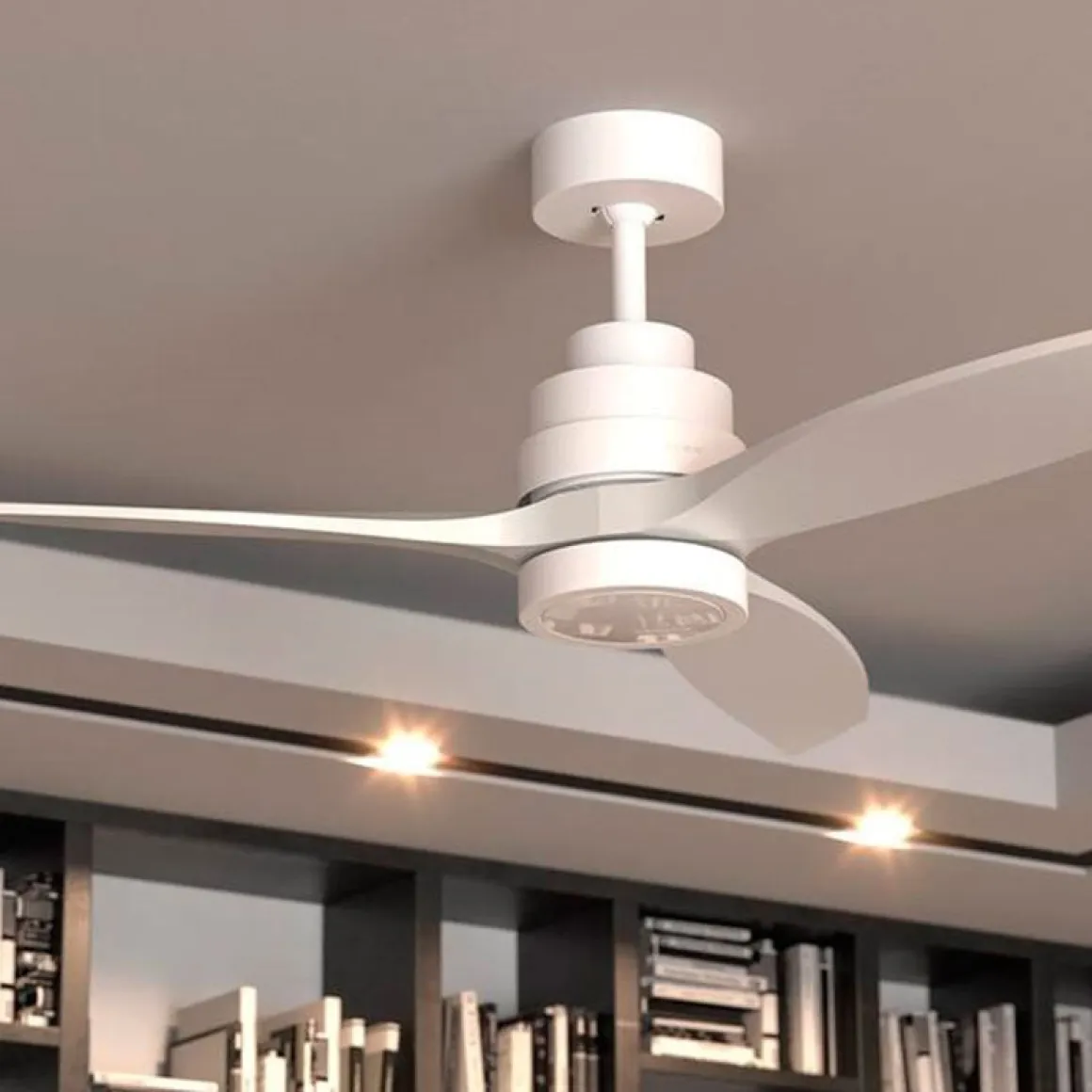 Ventilador De Techo Cecotec Energysilence Aero 5200 40w Blanco 132cm