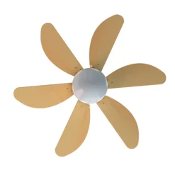 Ventilador de techo Cecotec EnergySilence Aero 350 50W 6 aspas reversibles blanco/marrón