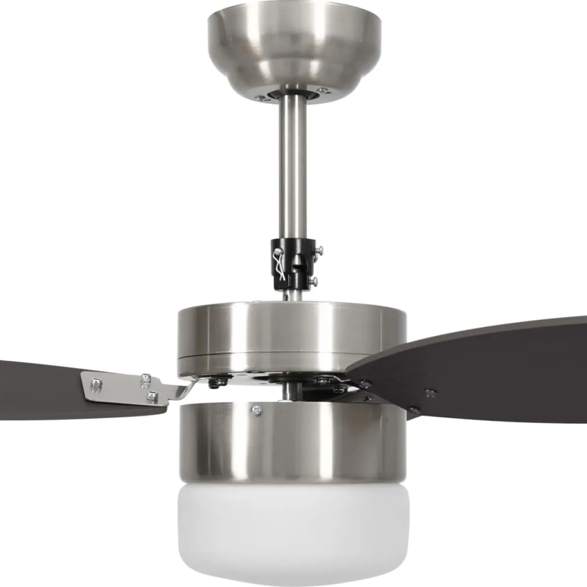 Ventilador de techo Halo 3 aspas con mando a distancia marrón oscuro Ø76 cm