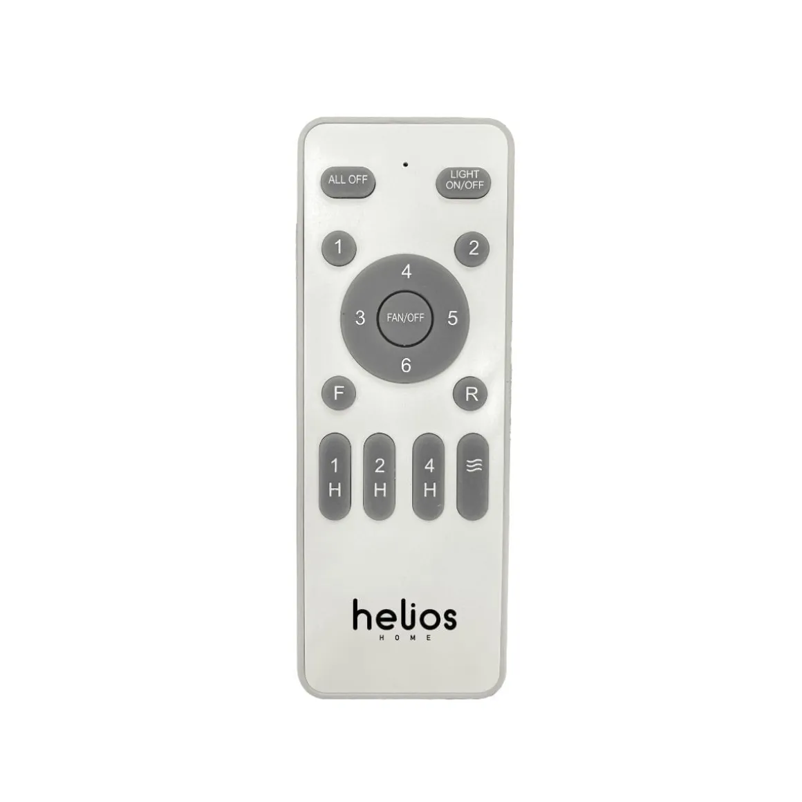 Ventilador de techo Milos 70W 3 aspas con mando a distancia negro Ø121 cm