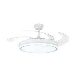 Ventilador de techo New Asgard XL Bel Air 80W 4 aspas retráctiles blanco Ø132 cm
