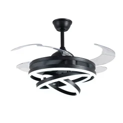 Ventilador de techo Sfera Bel Air 72W aspas retráctiles mando a distancia Ø108 cm