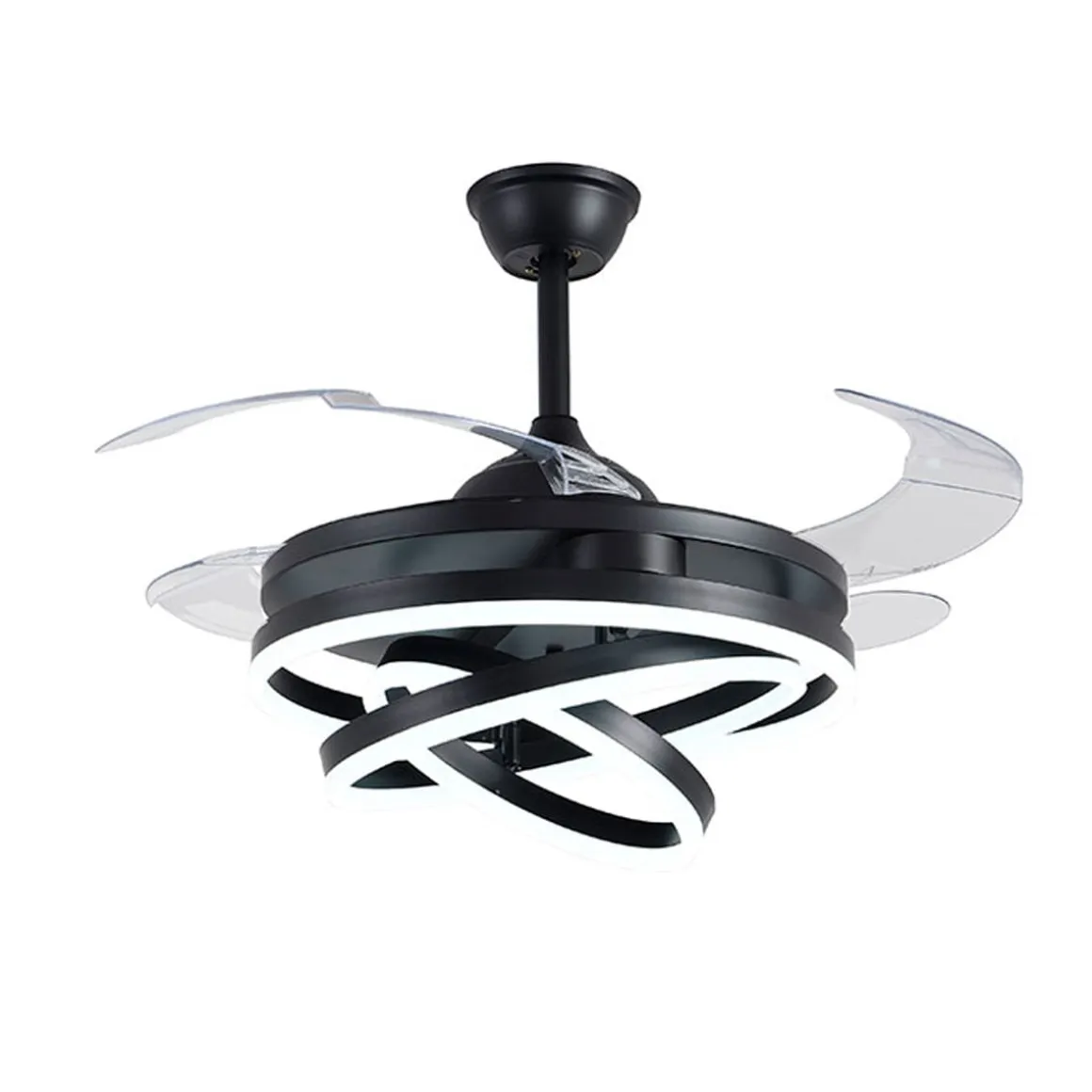Ventilador de techo Sfera Bel Air 72W aspas retráctiles mando a distancia Ø108 cm